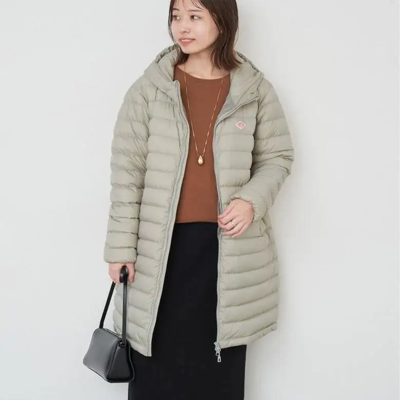 

Новая зимняя женская верхняя одежда средней длины с капюшоном белого цвета Du down Jaet Collaborative IENA, теплая, обычная, тонкая, функциональная