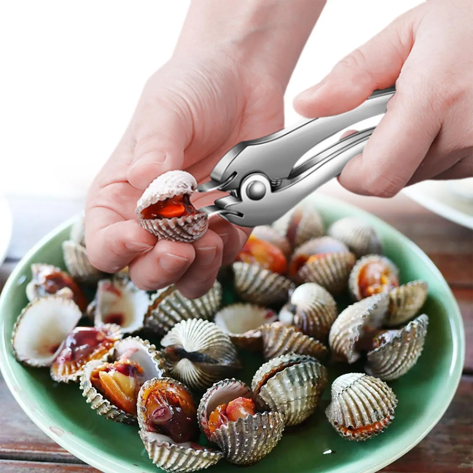 Clam Clips Portable Durable Seafood Tools Creative Opener Tool Shucker Shell Clamp Opener for Buffet Hotel