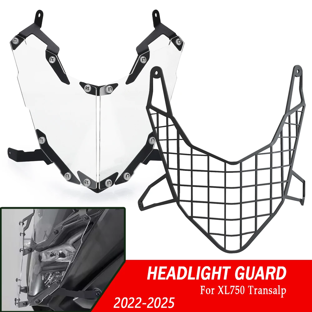 

2025 Motorcycle Headlight for HONDA TRANSALP XL750 XL 750 Grill Guard Head Light Cover Protector 2023 2024 TRANSALP750 Parts