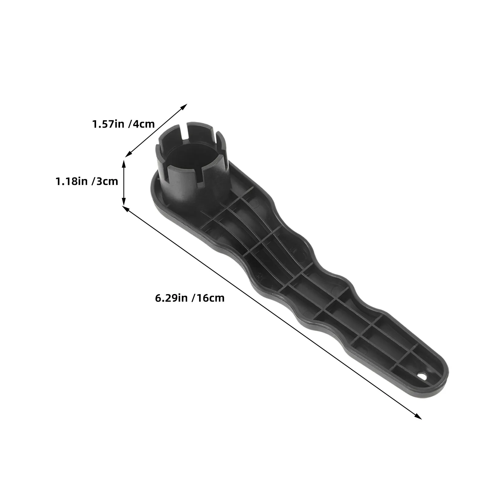 4Pcs Air Valve Spanner Gray 6-Groove Plastic Valve Wrench for Inflatable Kayak Boat Paddleboard Repair Tool Marine Spanner view 6