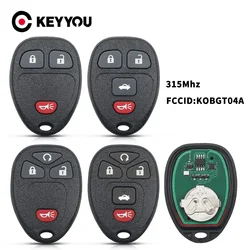 KEYYOU Zdalny kluczyk samochodowy KOBGT04A 315Mhz Do Chevrolet Captiva HHR Uplander Pontiac Montana SV6 Saturn Przekaźnik Buick Terraza