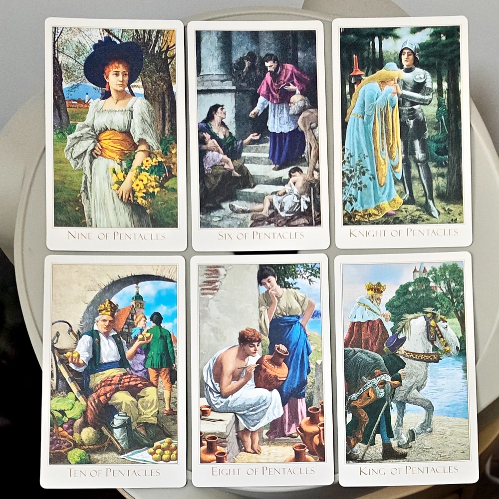 The Victorian Romantic Tarot Deck - 78 Pcs Elegant 19th Century