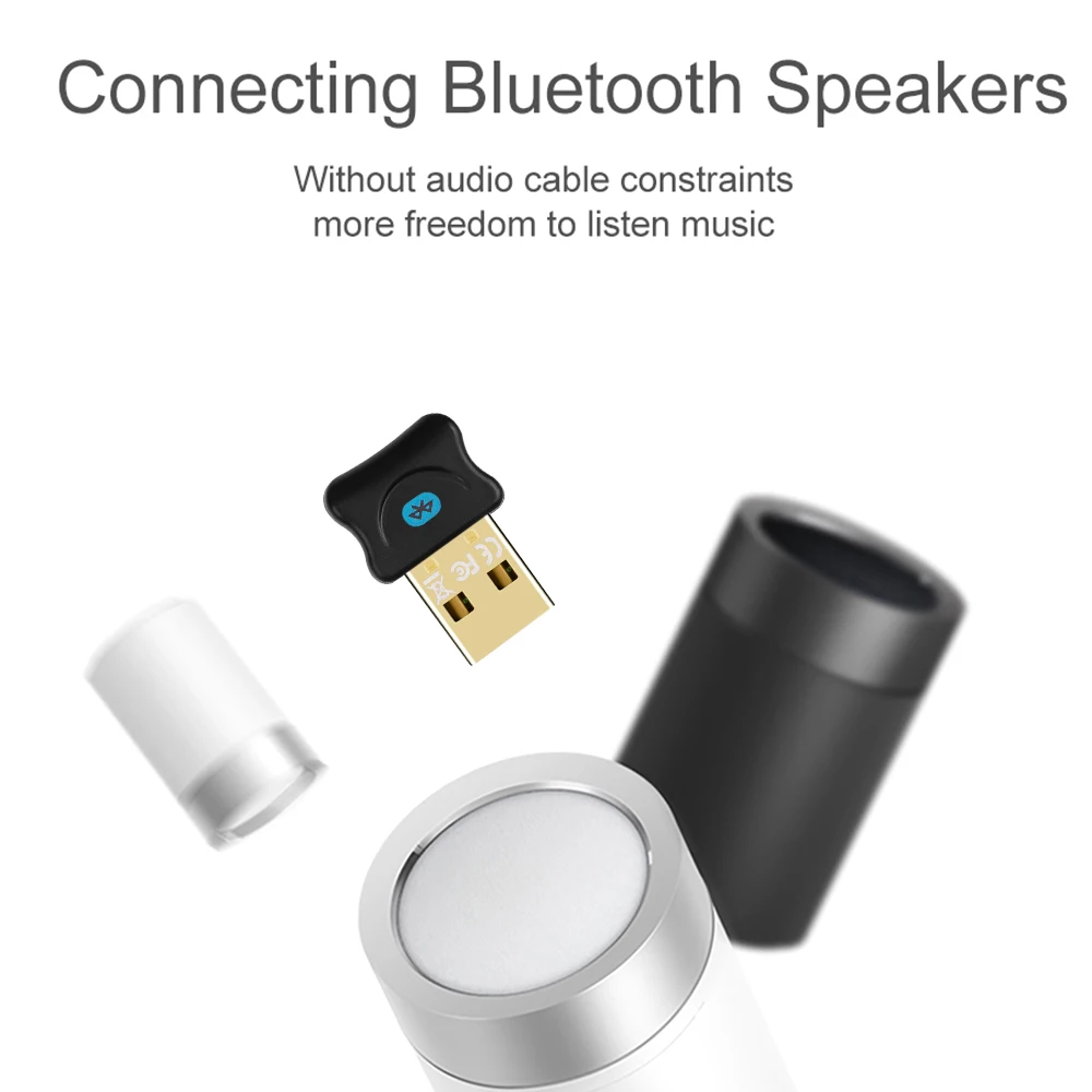 Wireless Audio Receiver Bluetooth Adapter USB Audio Transmitter for PC Computer Receptor Laptop Audio Printer Data USB Dongle