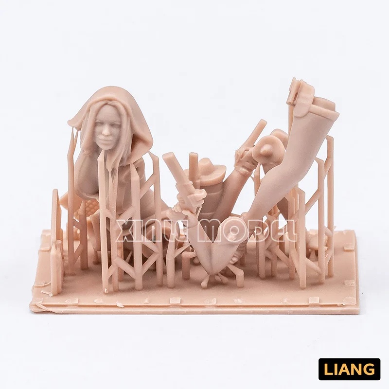 LIANG harsmodel F003 hacker meisje soldaat beeldje scène bijpassende 1/35 DIY accessoires