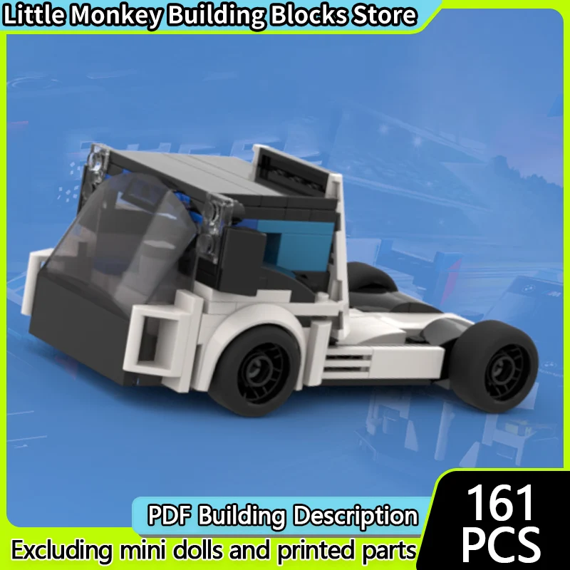 

Speed Racing Car Model MOC Building Bricks Classic Transport Truck Modular Technology Children Holiday Gifts Assemble Toys Suit