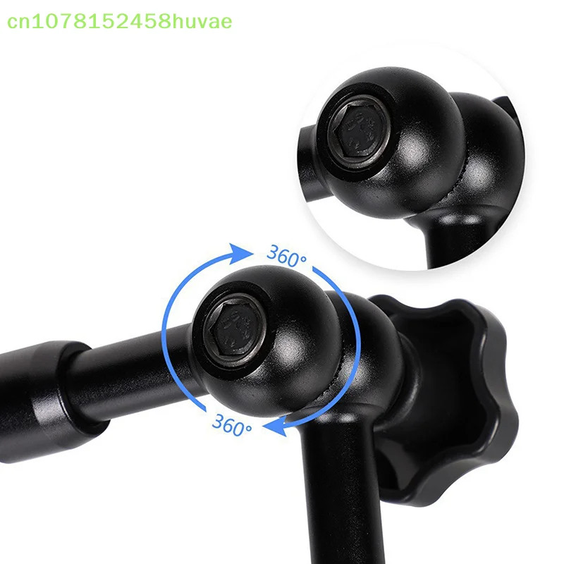 11 بوصة قابل للتعديل الاحتكاك توضيح الذراع السحري مع المشبك للكاميرا شاشات كريستال بلورية LED فلاش إضاءة الاستوديو ملحقات الكاميرا #5