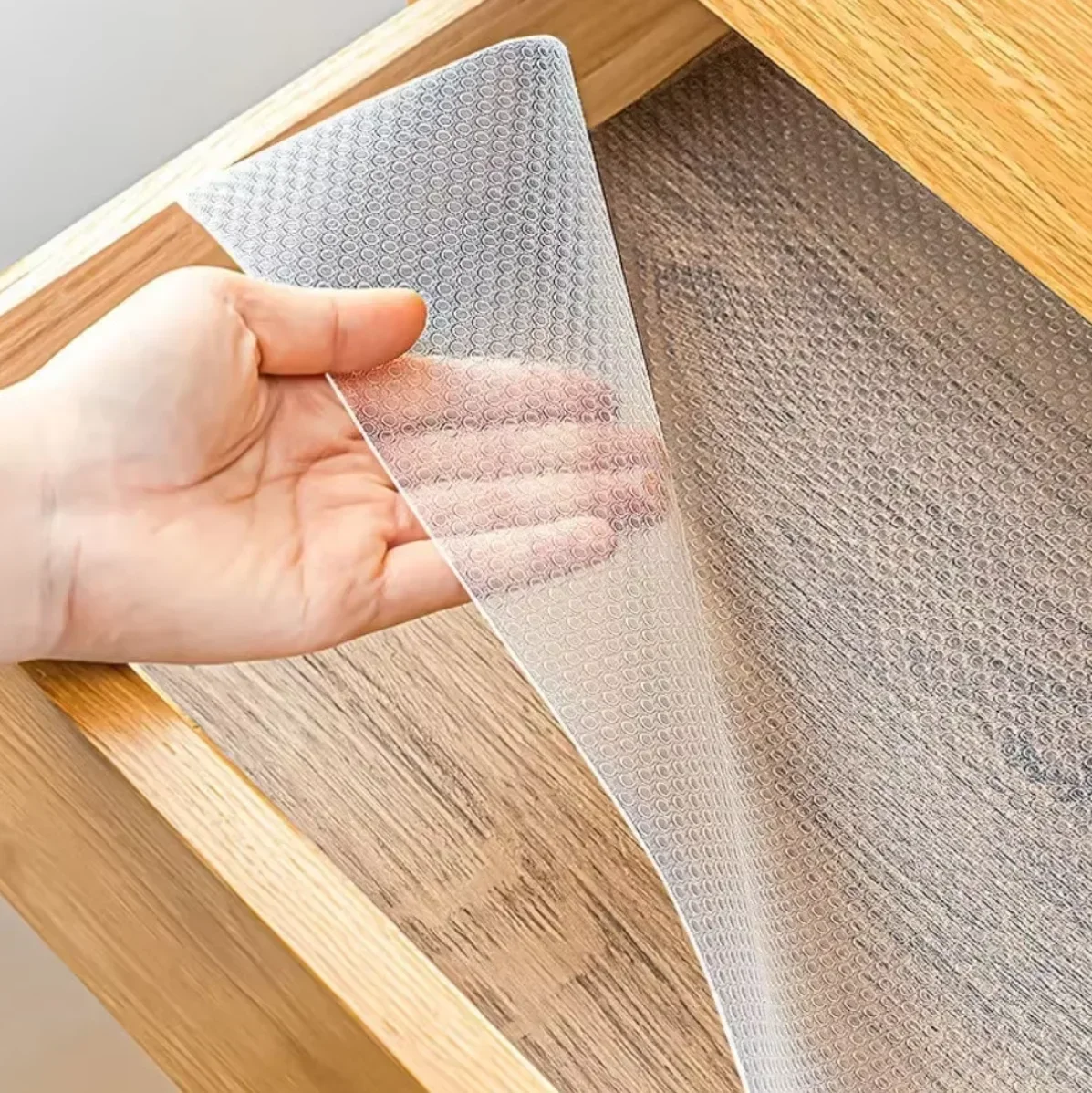 

30cm 5M Drawer Mat Shelf Cover Liners Non Slip Waterproof Closet Placemat Table Pad Cabinet Oil-proof Liners Non-Adhesive