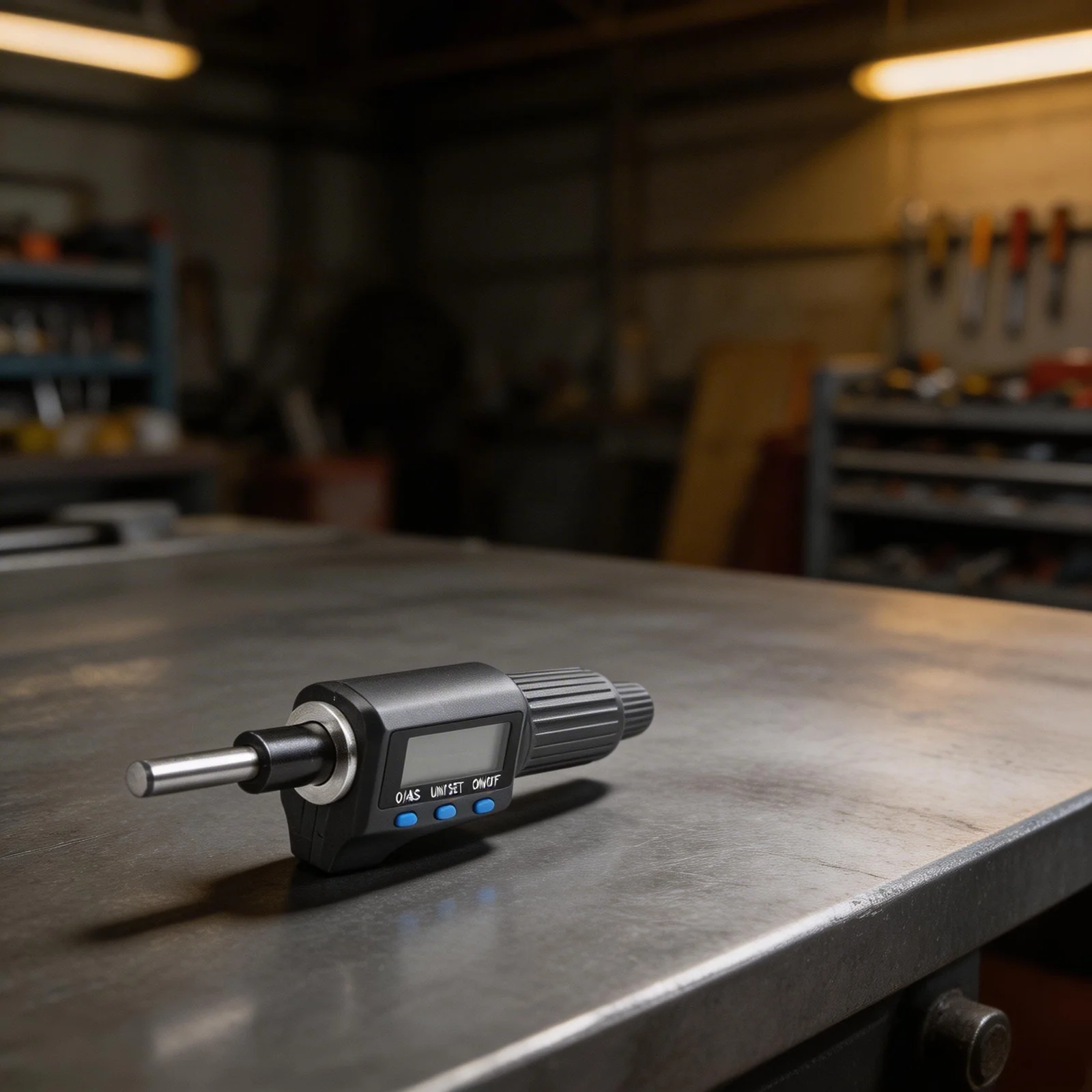 Electronic Micrometer Head Gauge Instrument Digital Micrometer Rust-Resistant Material Versatile Unit Conversion