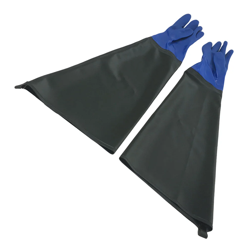 Thicken Industrial PVC Gloves Water Proof Chemical Resistant Reusable Skid Resistance Protective for Mining