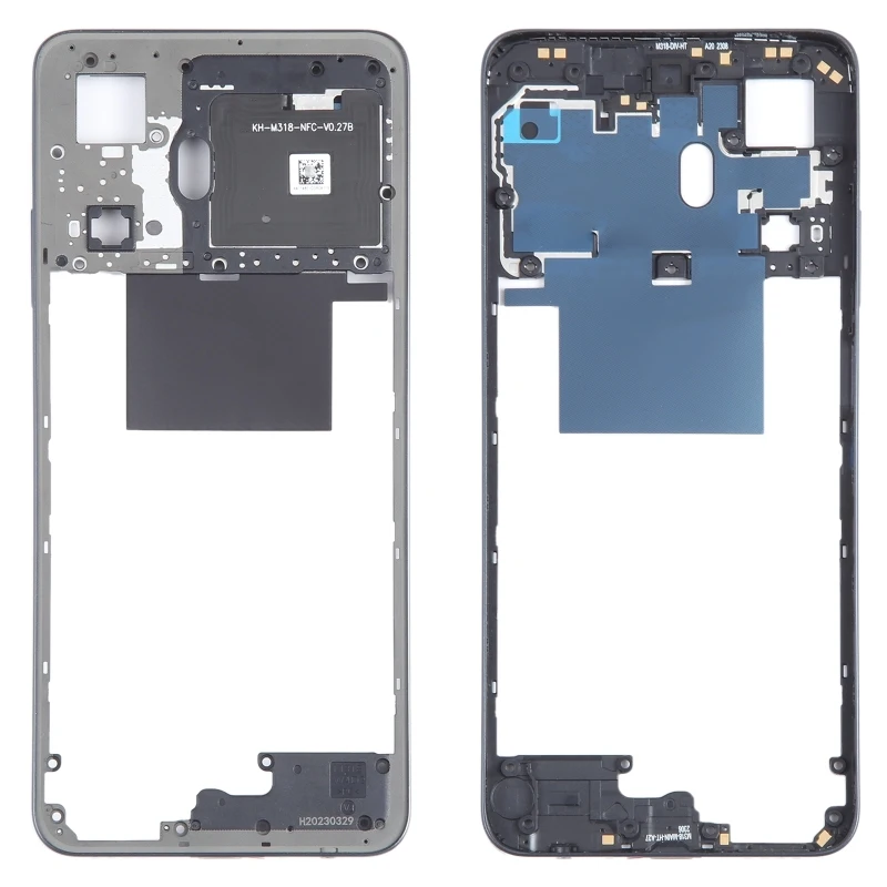 For Realme C55 Middle Frame Bezel Plate