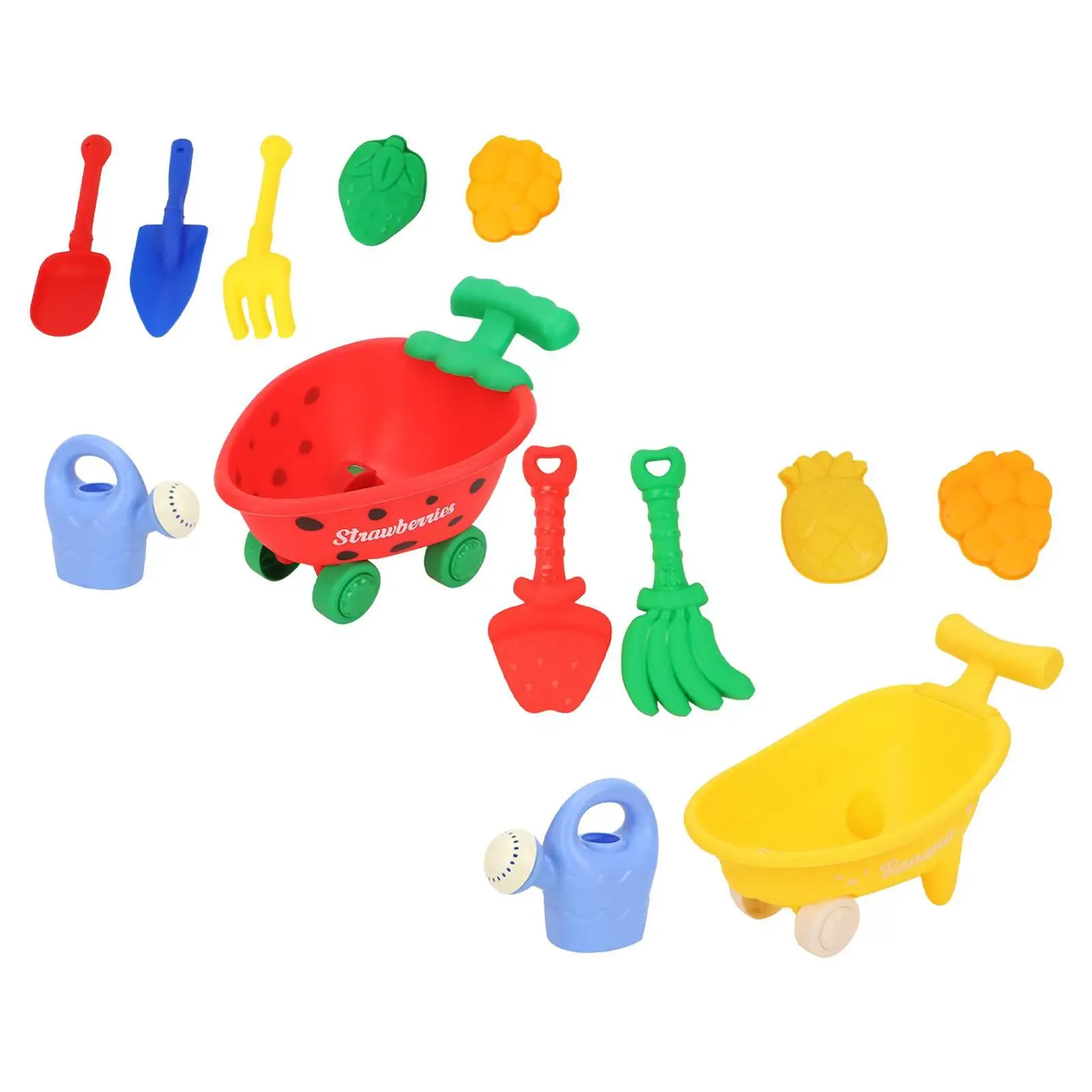 Beach Sand Toys for Kids Pretend Play Birthday Gifts Lightweight Trolley Car Sand Toy for Outside Backyard Garden Boys Girls