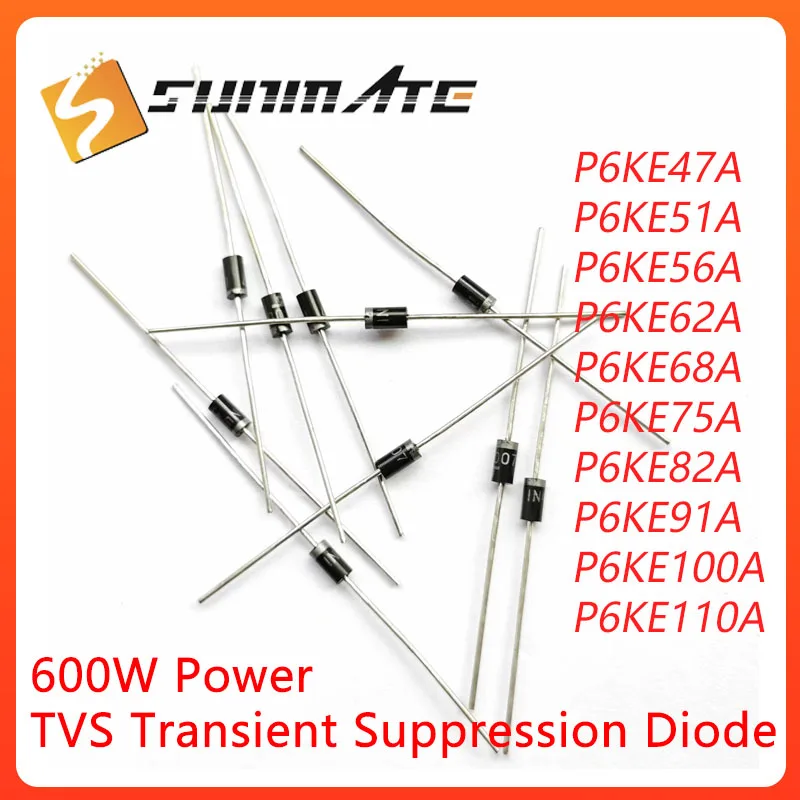 50PCS P6KE47A P6KE5…