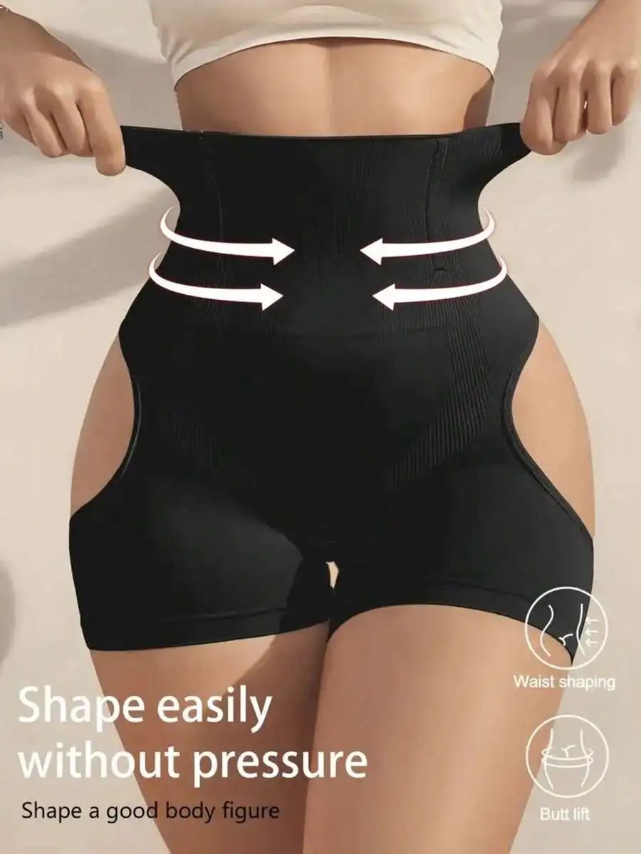 High Waist Shapewear For Tummy Control Hip Lifting Postpartum Recovery Body Shaper Gym Belly Slimming Girdle