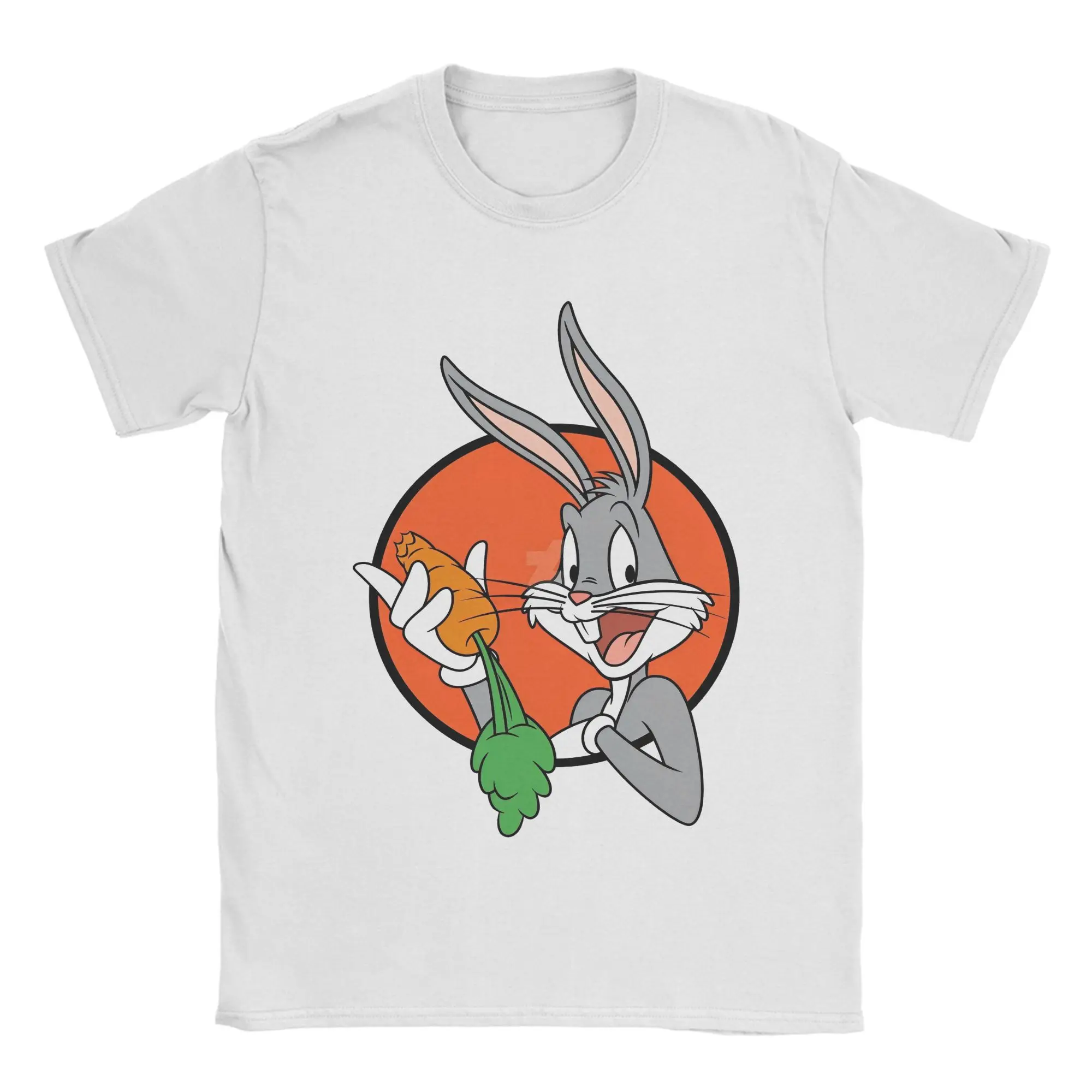 

Spaces Jams Carrot T Shirt Men Women's Cotton Novelty T-Shirt Crew Neck Cartoon Movie Tee Shirt Short Sleeve Clothing
