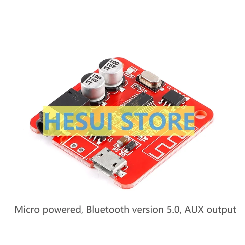 Bluetooth 5.0 Lossless Audio Receiving module Bluetooth decoding board DIY stereo retrofit wireless speaker XH-A252