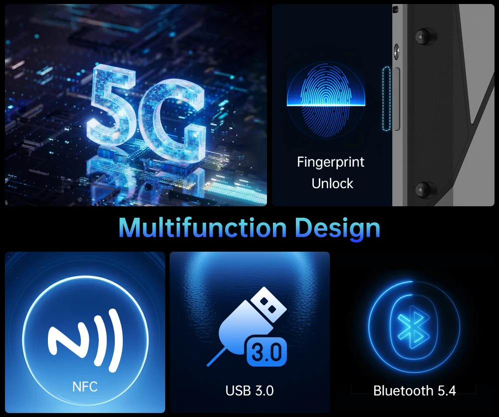 【Ships from US】Unihertz by 8849 Tank 4 Pro 5G AI Rugged Phone Built-in 720P Projector Dimensity 8300 32+512GB 3K AMOLED 11600mAh
