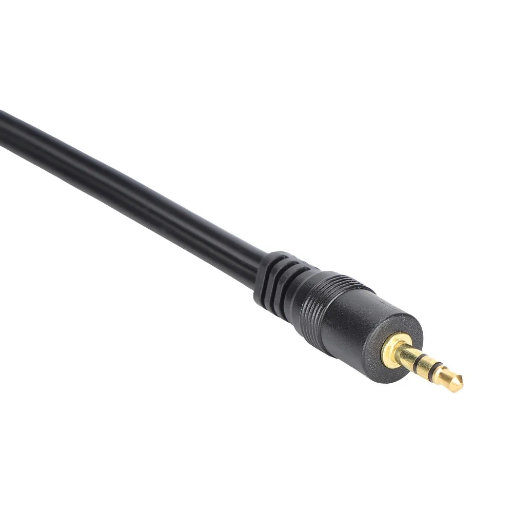Thickened PVC Jacket 3.5mm to Dual 3PIN XLR Female Microphone Cable Flexible Plug and Play Y Splitter Cable