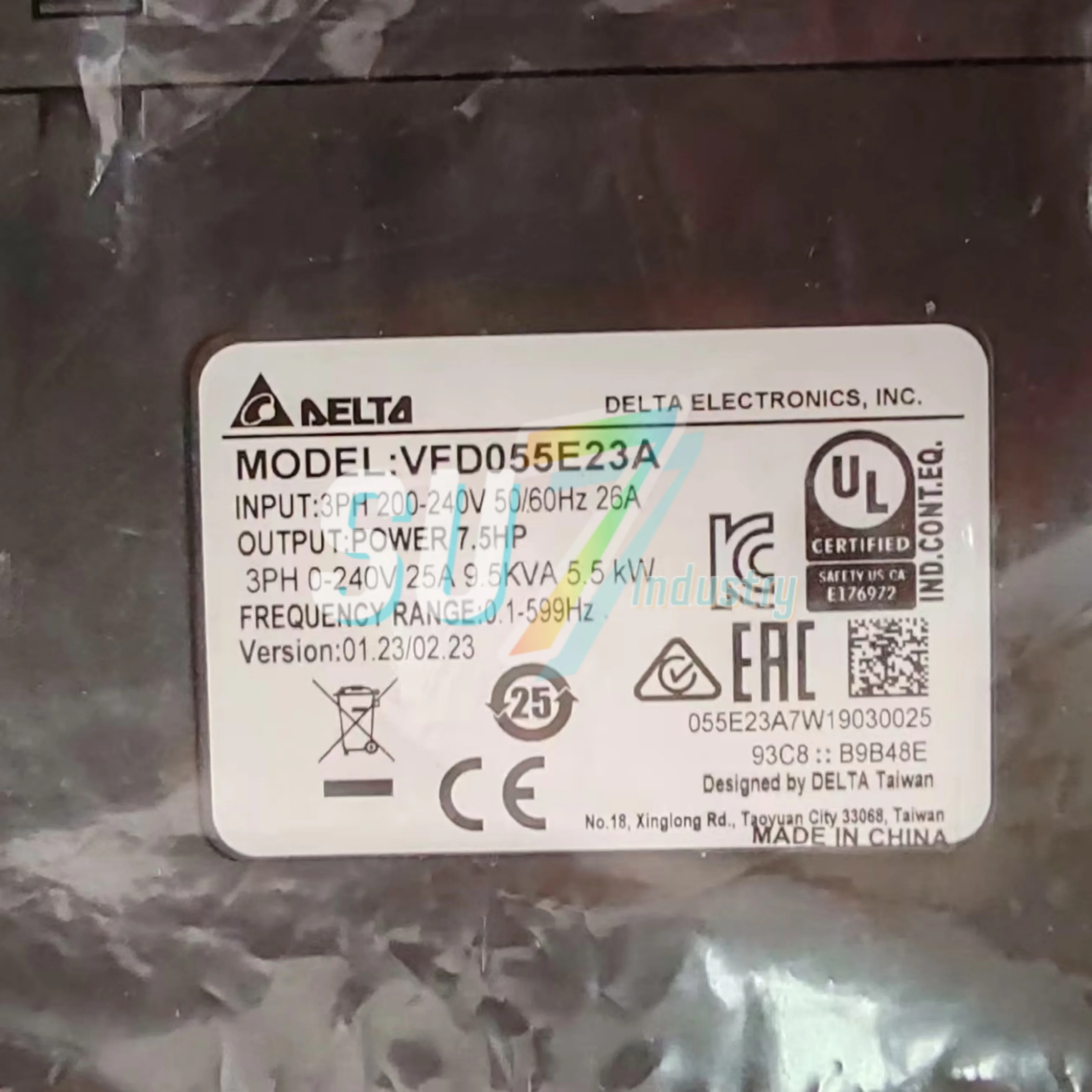 

VFD055B43A VFD055E23A Inverter New In Box