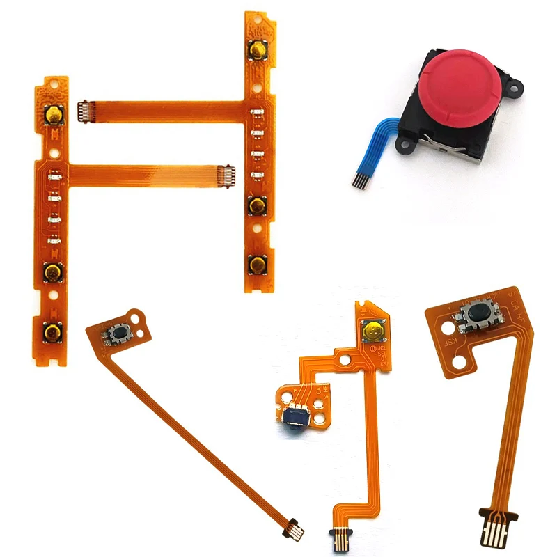 

Replacement SL SR ZR ZL L Right Left Button Key Ribbon Flex Cable joystick slide rail for Nintendo Switch JoyCon NS Repair Part