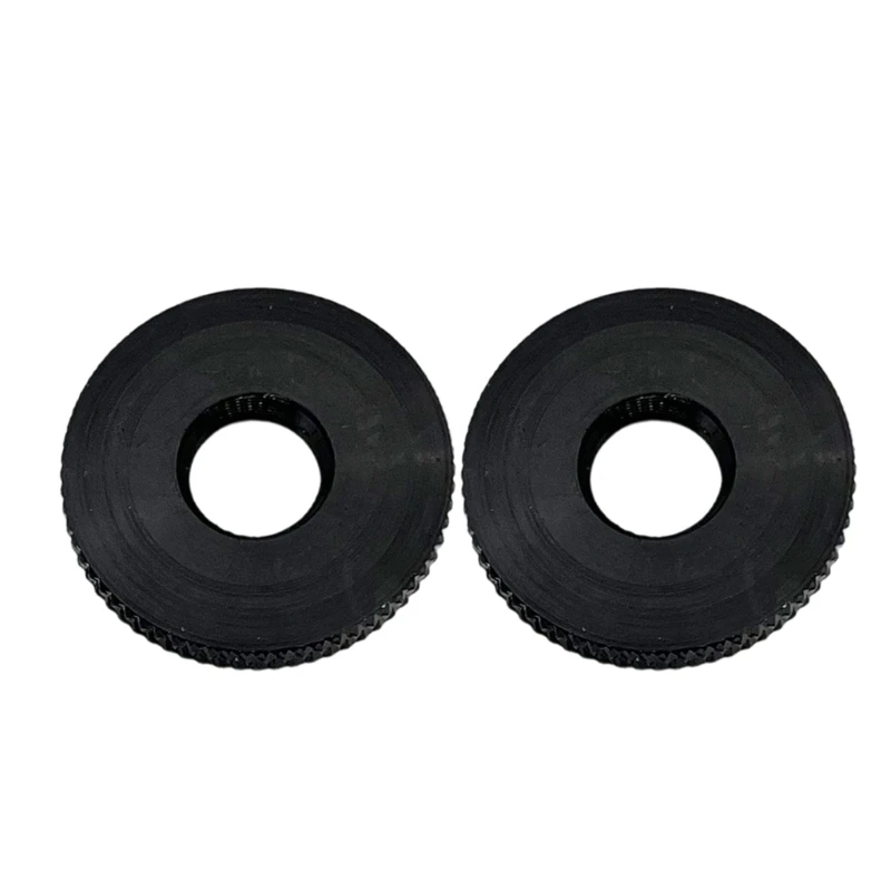 2Pcs Schwarz Aluminium Daumen Rad Verschluss 3/8 Gewinde Für Kamera Halter Unterstützung M76A – Detail 3