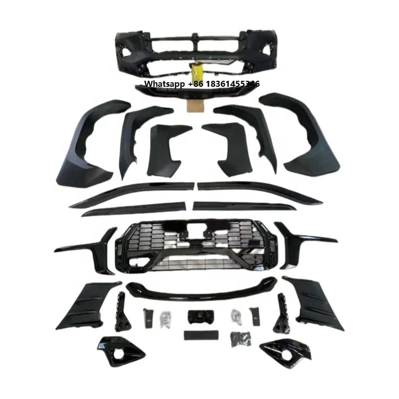 

GR Sport Conversion Kit Facelift - OEM Style Matte Black for REVO 2016+ Upgrade to HILUX GR SPORT 2023