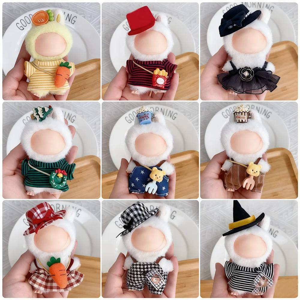 

Комплект комбинезонов, кукольная одежда для Labubu 4,0 Ropa, роскошные аксессуары для одежды, костюмы для игрушек «сделай сам», секретный код в сердце, аксессуары