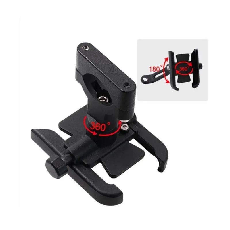Motorcycle Bicycle Phone Holder GPS Bracket Cellphone Stand Handlebar Mount Adjustable Bike Phone Holder Non-slip Cycling Bracke image 5