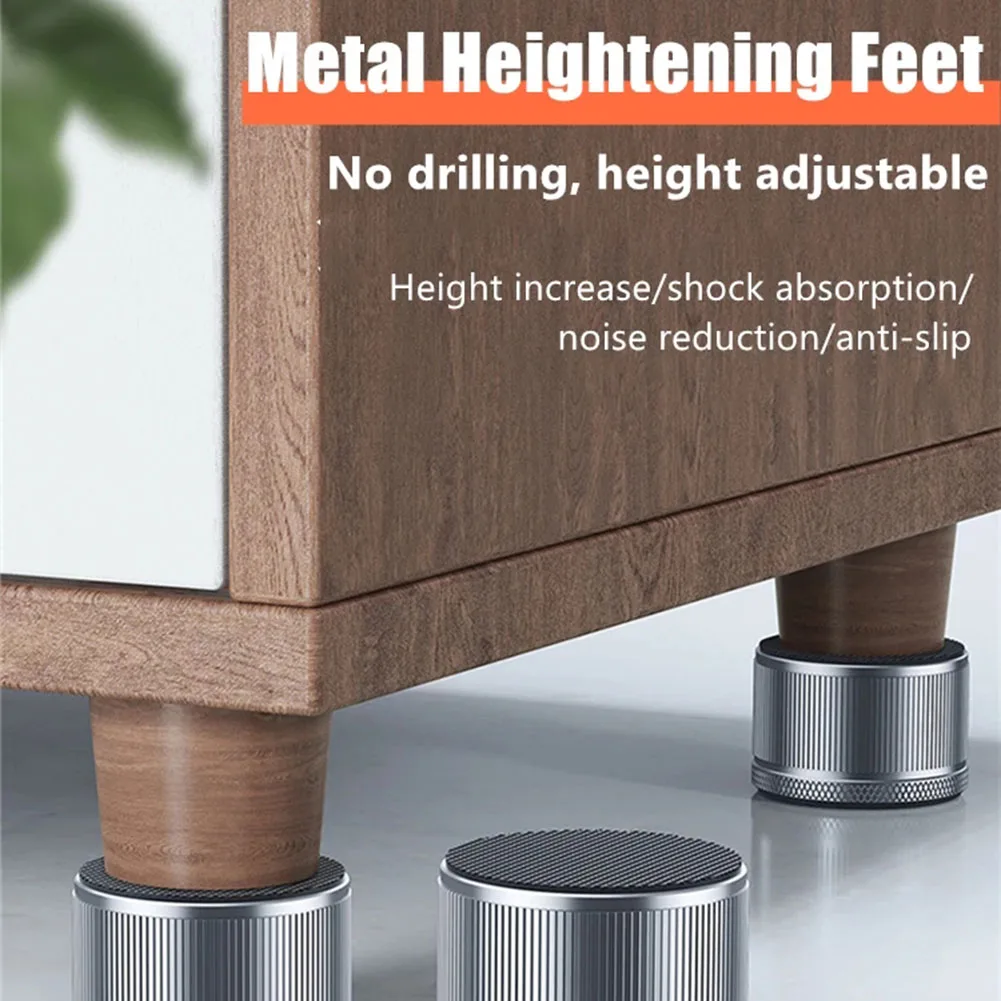 Adjustables Bed Risers Durable Aluminium Alloy Non-Slip For Table