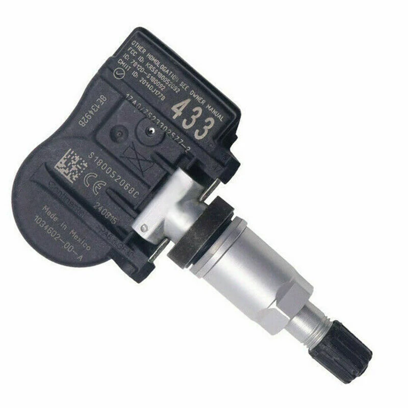 

Прочный 1 комплект из 4 датчиков давления в шинах TPMS 433 МГц для Tesla Model S