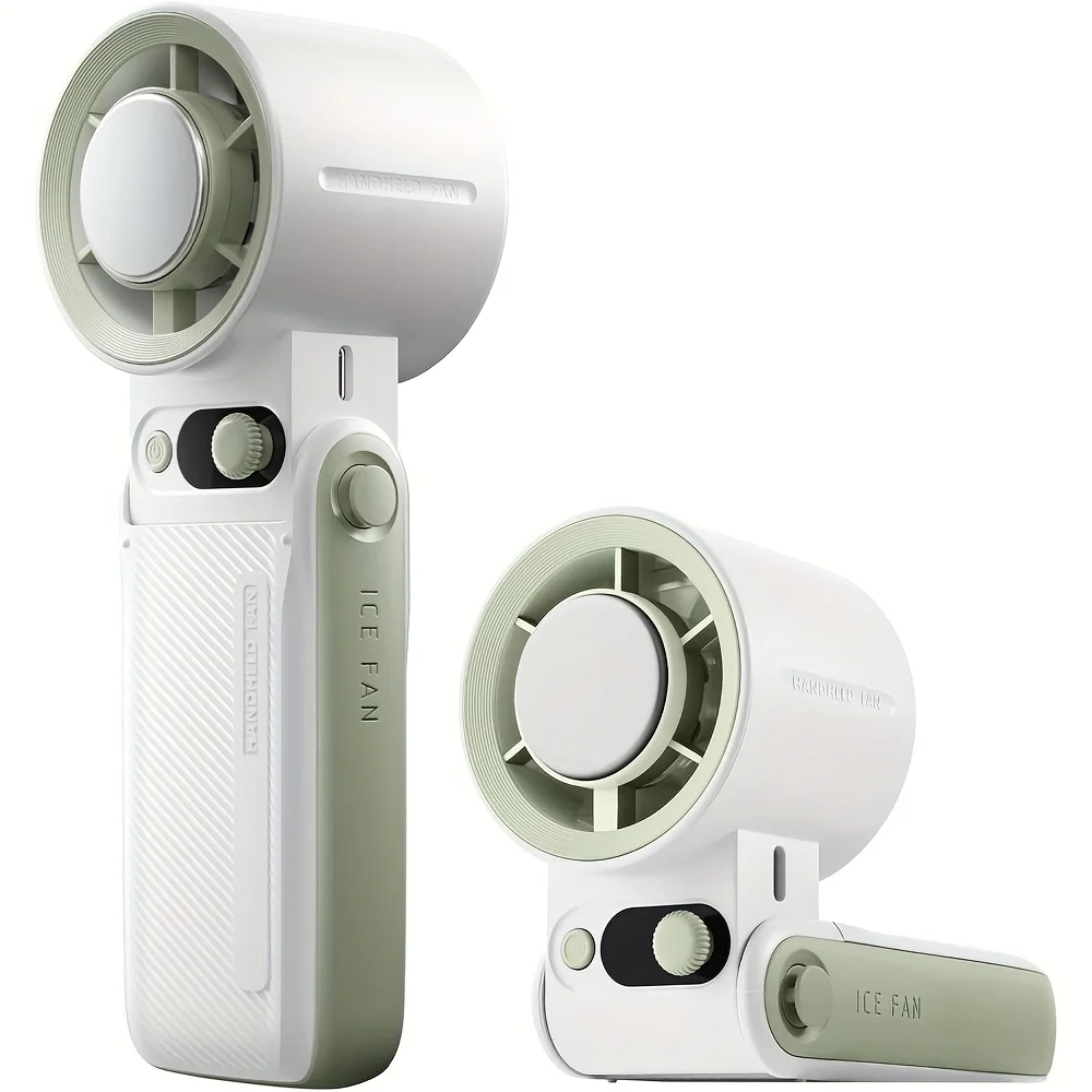 

Новый высокоскоростной ручной вентилятор, 199 уровня регулировки, светодиодный цифровой дисплей, вентилятор воздушного охлаждения 135 ° Складной мини-ручной турбовентилятор