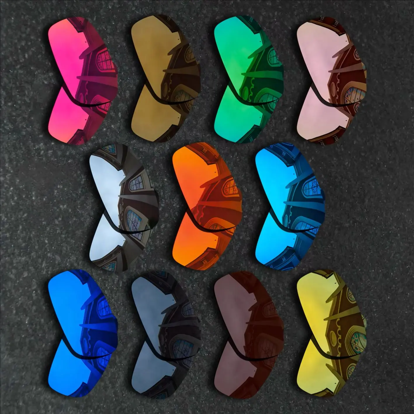

Sunglasses Polarized Replacement Lenses for Oakley Dispute Anti-Reflective Mirror Coating - Varieties