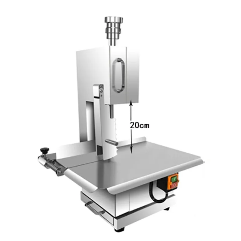 Hot Sale Commercial Meat Bone Slaw Cutting Automatic Meat and Bone Saw 220V Fish and Meat Processing Frozen Bone Cutting Machine