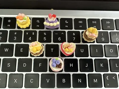 Tangentbordsklistermärken för långa naglar: Återanvändbara tangentbordsdekorationer i harts|Skriv snabbare med nagelkonst|Gör-det-själv-tryck-på-tangenter 10 best sales klistermärke med tangentbord - №3