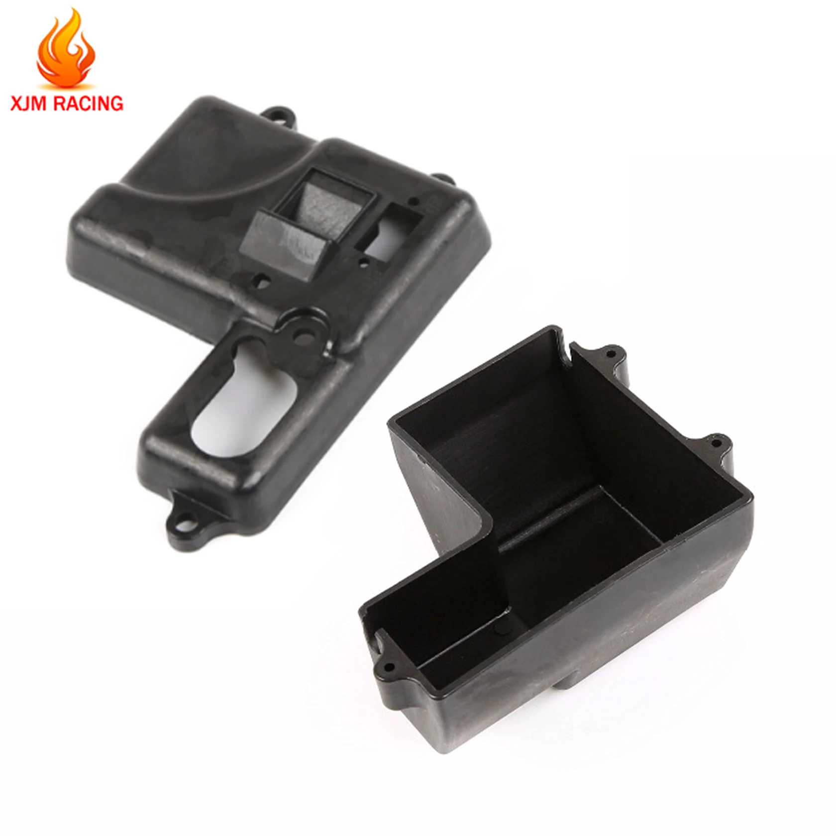 Plastic Symmetrische Stuurbatterij Case of Servo Beugel voor 1/5 Hpi Rovan Kingmotor Baja 5b 5t 5sc Rc Auto Onderdelen