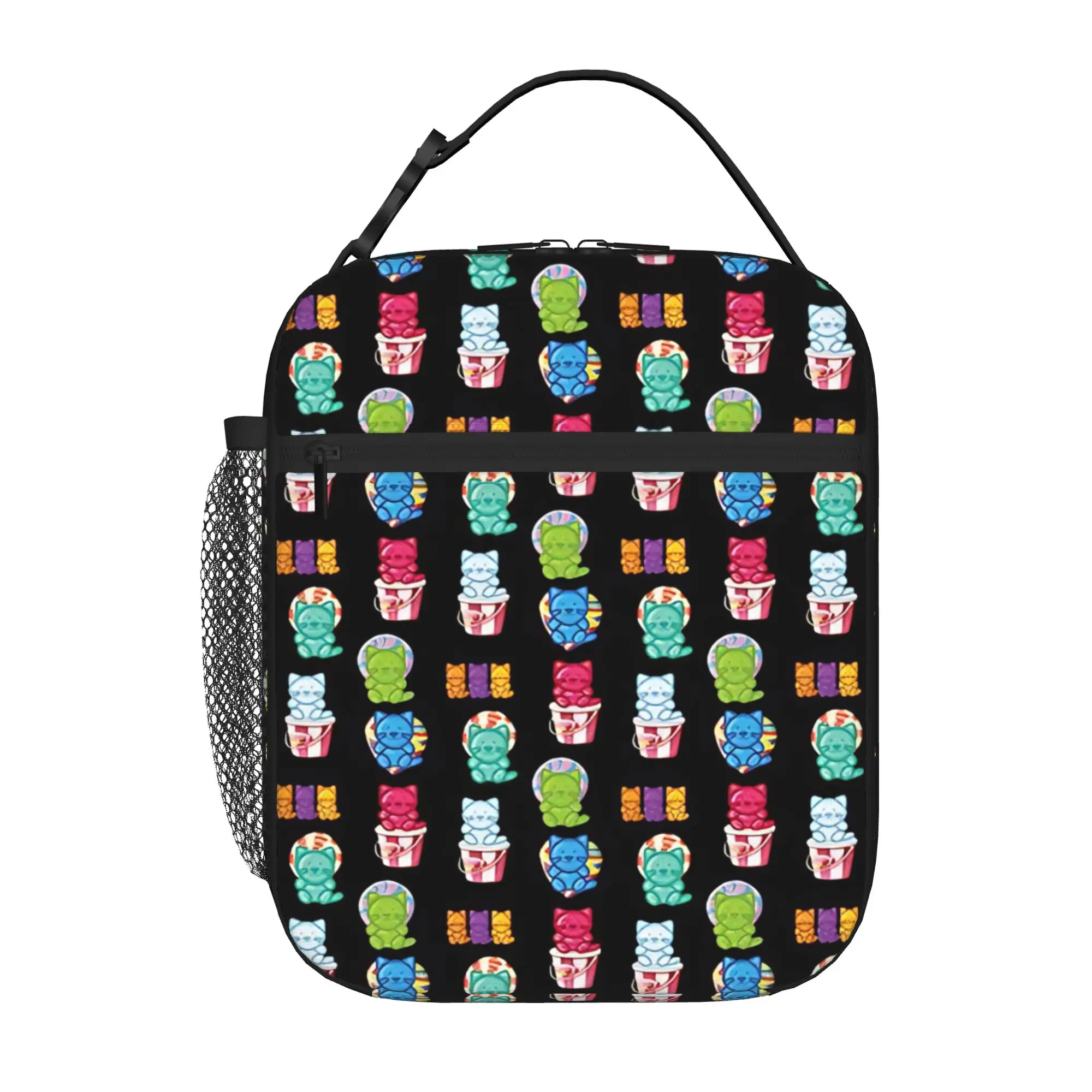 1 Piece For Students Food Container Colorful Candy Portable Pocket Gummy Bear Zipper Closure Aluminum Foil Food Pouch For Travel