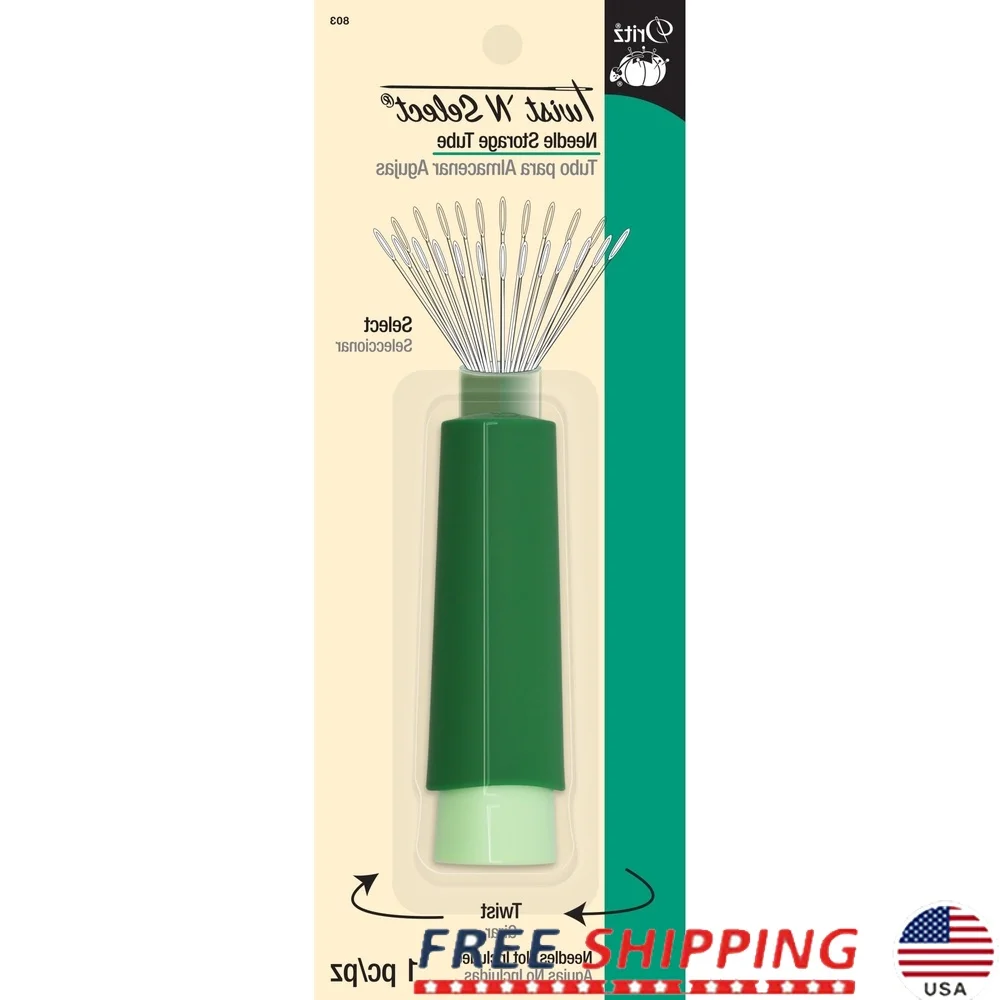 

Трубка для хранения игл Twist N Select с внутренним магнитом. Простой выбор игл и организация длины до 2-1/4 дюйма.