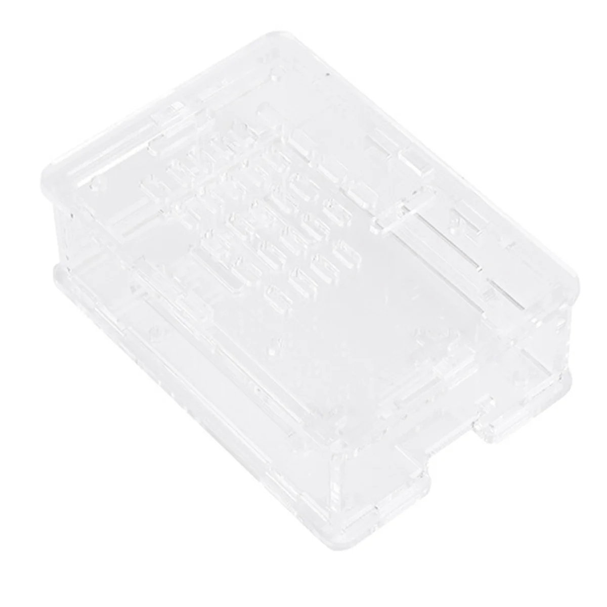 AT87-For Raspberry Pi 5 Case Transparent Acrylic Shell Protective Case Supports the Installation of Official Heat Dissipation