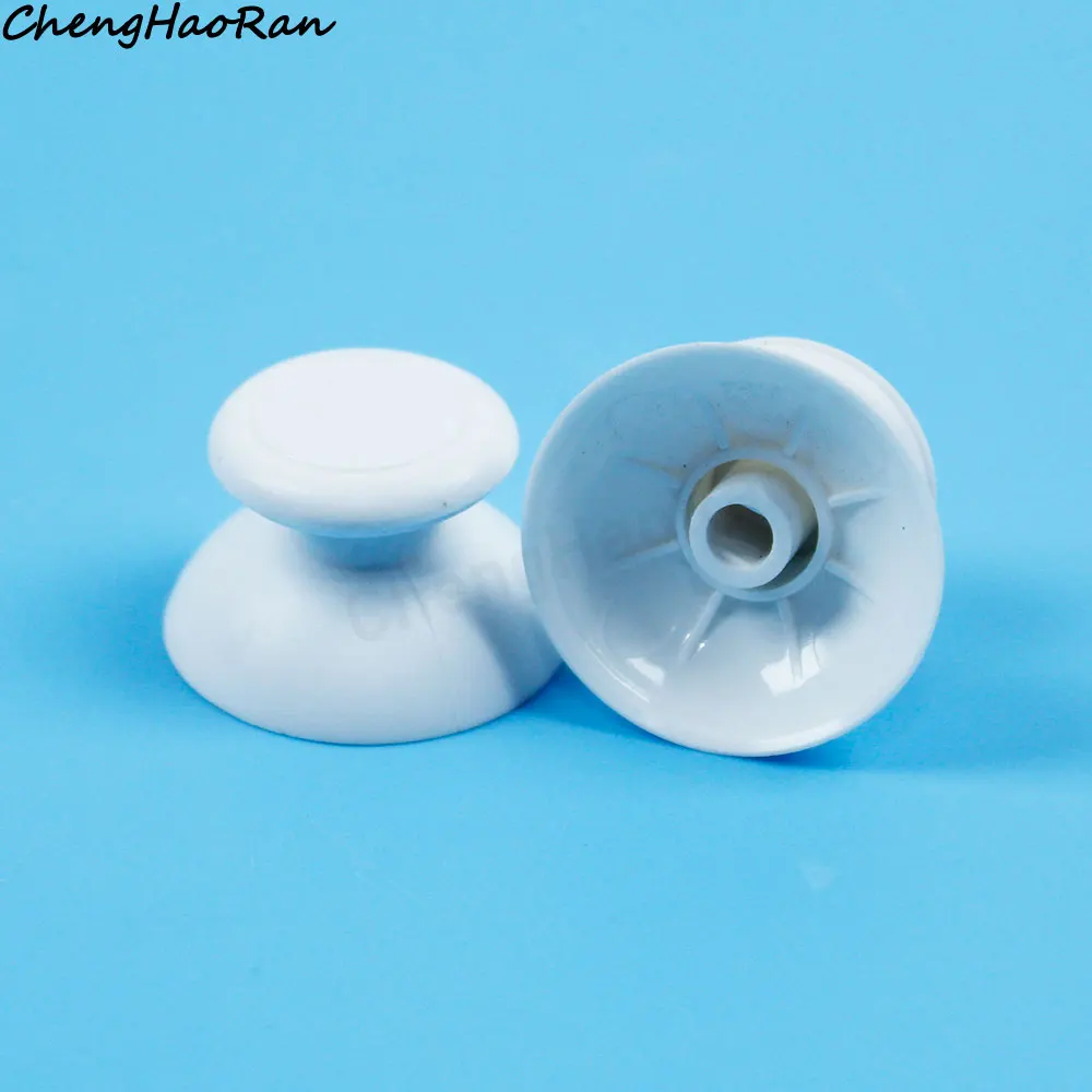 2 шт. 3D аналоговая крышка для пульта дистанционного управления для PS3 PS4 PS5 Xbox One Series X S 360, ручка контроллера, белая крышка для большого пальца, ремонт, запасные части