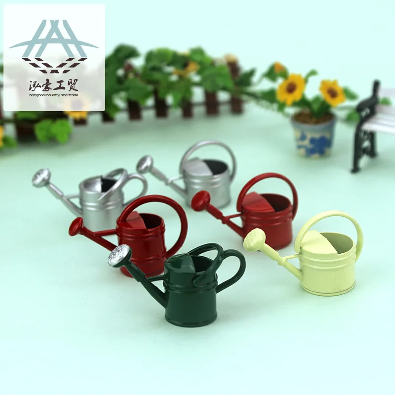 1:12 マイクロシーン装飾ドールハウスミニチュア食品プレイシーンモデルミニチュアガーデンじょうろドールハウスアクセサリーおもちゃ