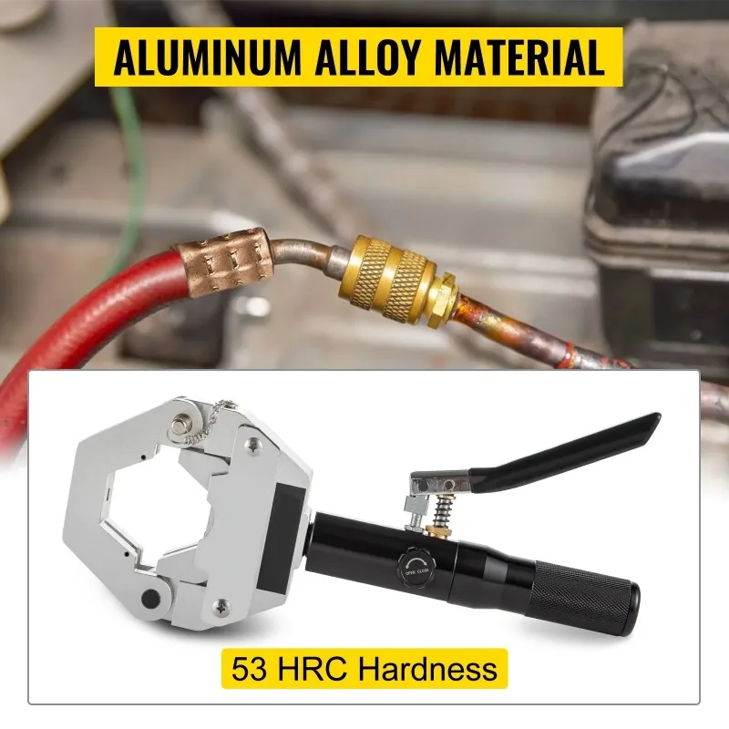For Portable Manual Hydraulic Hose Crimper 71500 Hydra-Krimp With Complete 7 Die Set For Car Air Conditioning Pipe Crimp Work