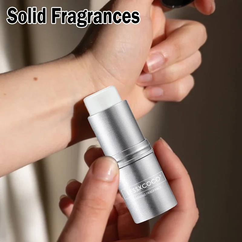 Natural Solid Perfume Mild Longlasting Freshness and Floral Aroma Perfumes Women Men Body Solid Balm Stick Deodorant Fragrance