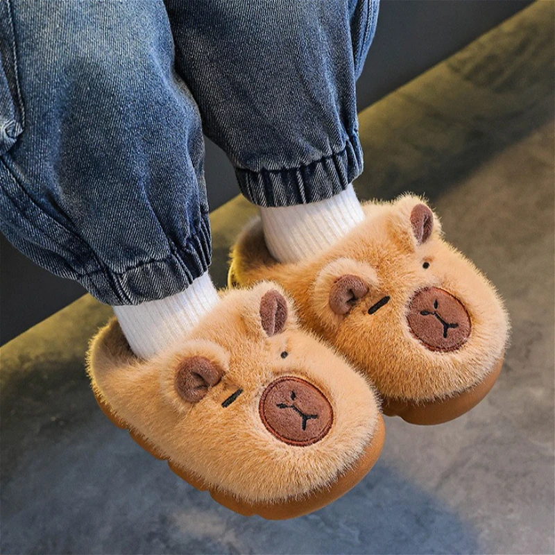 Chinelos de Algodão Quentes pa - Kids Indoor Outdoor Slippers avaliação e preço