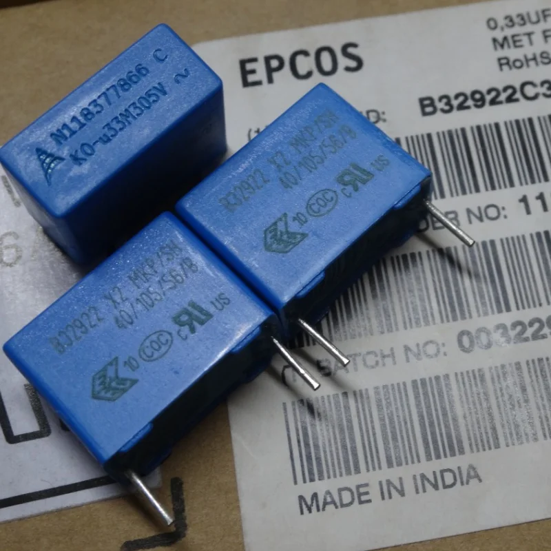 

10PCS EPCOS 0.33uf 305vAC 330nf u33 334 B32922C3334M
