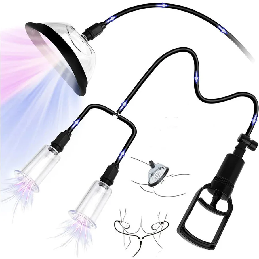 دليل مدلك الثدي كس مضخة الإناث المهبل البظر شفط كأس الموسع غطاء مضخة تفريغ الحلمة محفز لعبة الجنس الكبار #1