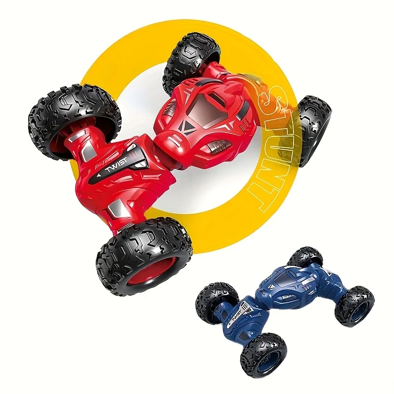 Twist Stunt Off-Road Car Toy, 360° Roll Inertia 4WD Vehicle, Non-slip Rubber Wheels Anti-fall, Boys Birthday Gift