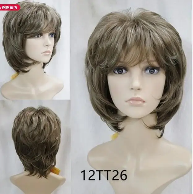 Perruques de cosplay bouclées courtes pour femmes, 03/Hair, 9 couleurs