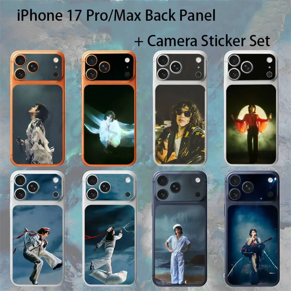 

C-Conan Gray Wishbone для iPhone 17 Pro Max/17 Pro: Полноцветная защитная пленка-наклейка на заднюю панель (полное покрытие)