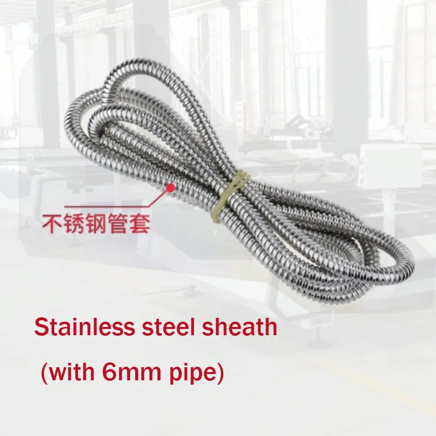 أداة آلة التصنيع باستخدام الحاسب الآلي أنبوب زيت أنبوب حماية زنبركي كم أنبوب زيت 4 مم 6 مم كم أنابيب من الفولاذ المقاوم للصدأ #5