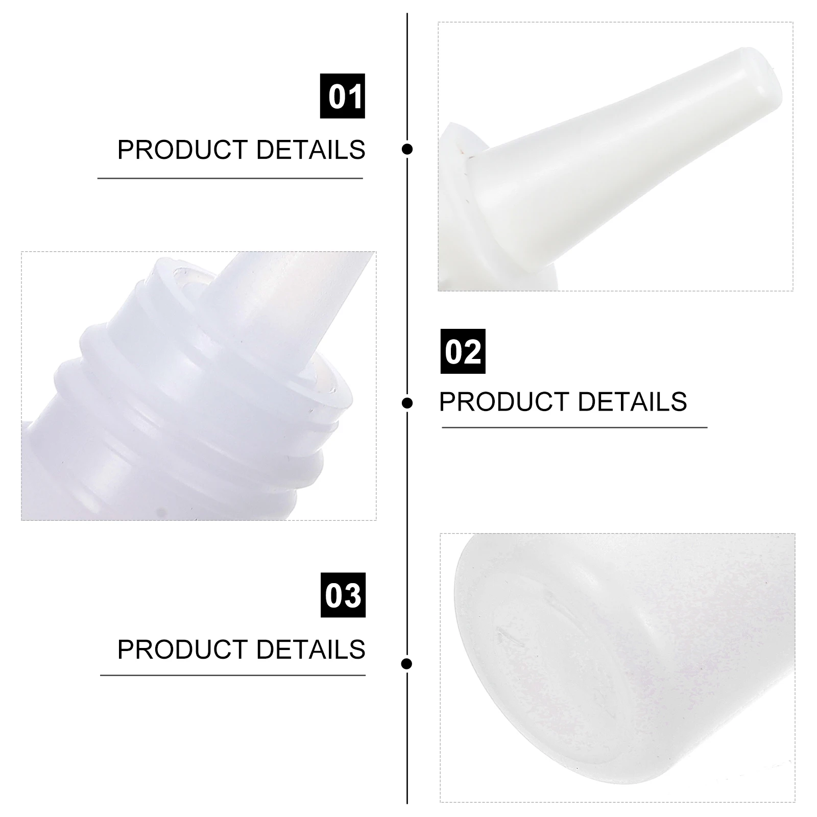 

22pcs Small Drip Bottle Medicinal Oil Glue Liquid Storage Portable Essential Eye Drops Leakproof Multifunctional 10Ml Empty