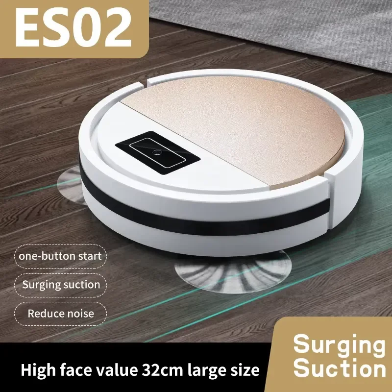 STLF SD EU Hotel Robot Vacuum, Gyroscope Navigation USB Charging Smart Auto Sweep & Mop Plastic